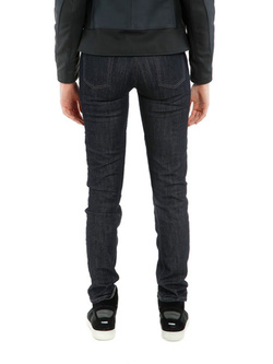 Jeansy motocyklowe damskie Dainese Denim Slim Lady Tex niebieskie