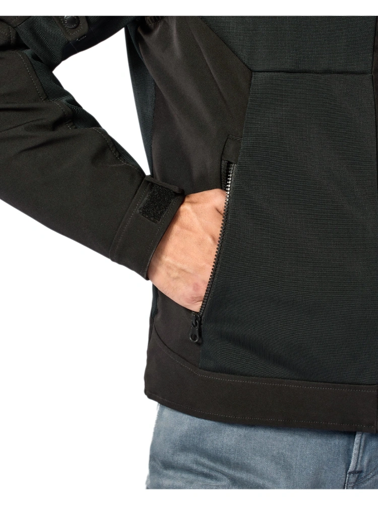 Softshell motocyklowy REV’IT! Highcrest H2O czarny