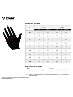 Rękawice cross Thor Sportmode błękitne