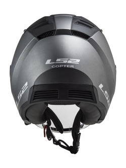 Kask otwarty LS2 OF600 Copter II Solid titanium matowy