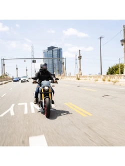 Kask integralny Biltwell Lane Splitter Flat czarny matowy