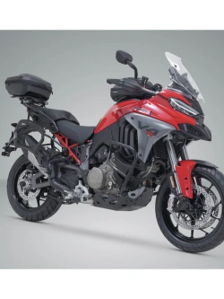 Zestaw: kufer centralny plastikowy Urban ABS + stelaż Adventure-rack SW-Motech Ducati Multistrada V4 / S / V4 Pikes Peak (20-)/ Rally (23-) [poj.: 16-29l]