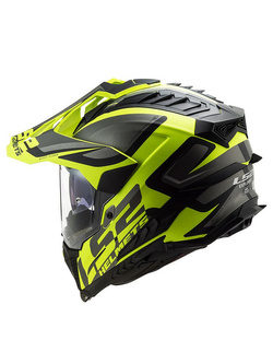Kask integralny LS2 MX701 Explorer HPFC Alter matowy żółto-czarny
