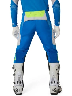 Spodnie cross Fox Flexair Tactile biało-niebieskie-fluo