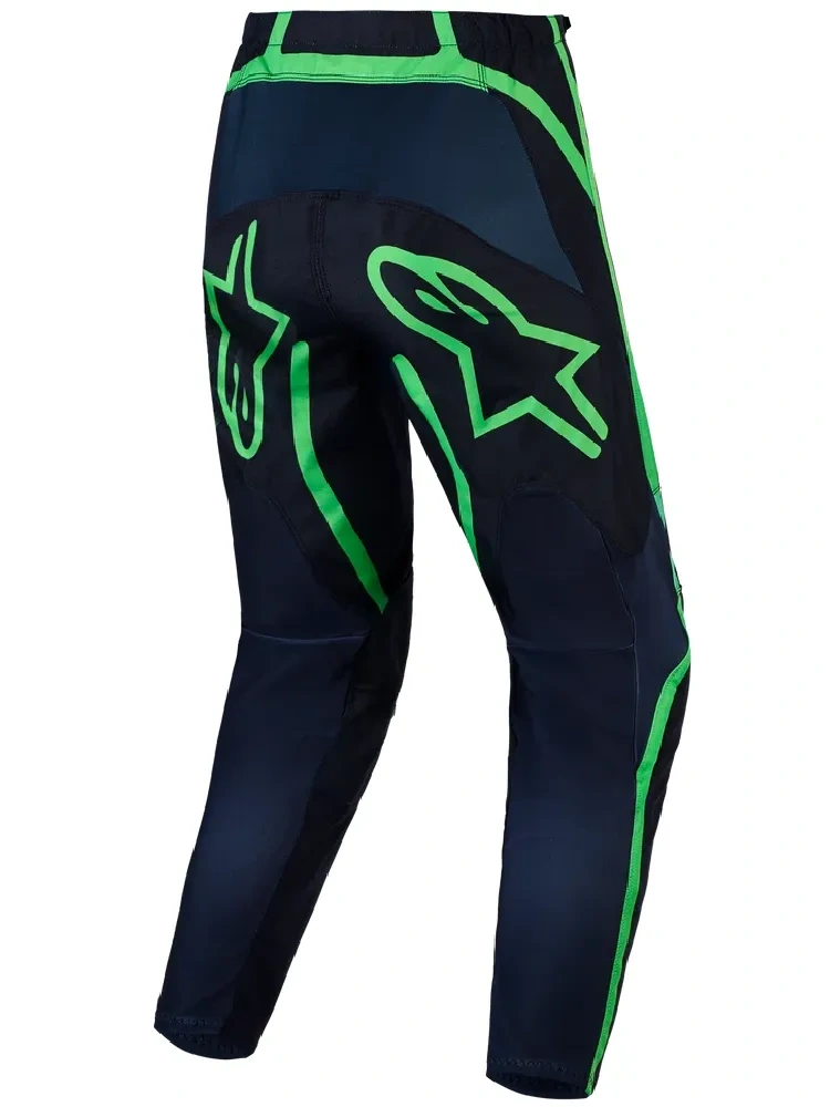 Spodnie cross Alpinestars MX Fluid Apex V2 czarno-zielone