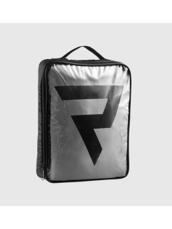 Pokrowiec na motocykl z miejscem na kufer centralny Rebelhorn Shelter czarno-srebrny