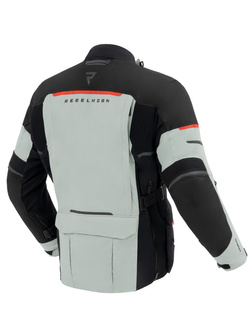 Kurtka motocyklowa tekstylna Rebelhorn Range szaro-czarno-czerwona