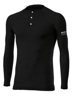 Bluza termoaktywna SIXS Serafino Merinos czarna unisex