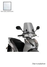 Szyba do skutera PUIG Trafic Honda SH Mode 125 (21-25) przeźroczysta