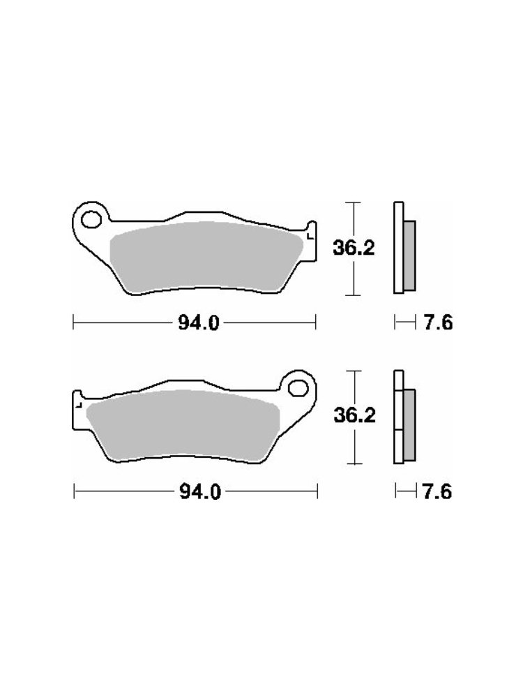 Klocki hamulcowe [przód] SBS 151 CT