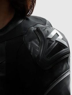 Kurtka motocyklowa damska skórzana Rebelhorn Diva RS czarno-biała