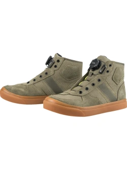 Buty motocyklowe Icon Dog Days CE zielone