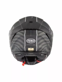 Kask integralny Premier Hyper Carbon PS 8 BM czarno-biały matowy