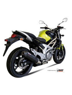 Tłumik motocyklowy Slip-On Line (Oval) MIVV do Suzuki Gladius 650 (09-15) carbon