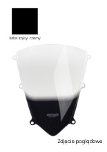 Szyba motocyklowa MRA oryginalny kształt "O" Honda CBR 600 RR (07-12) czarna