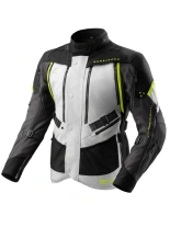 Kurtka motocyklowa tekstylna Rebelhorn Hardy 3.0 czarno-szaro-żółta