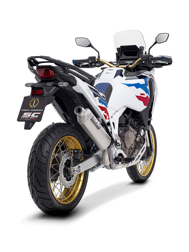 Tłumik motocyklowy SC-Project Rally Raid Honda CRF 1100 L Africa Twin (24-) tytan
