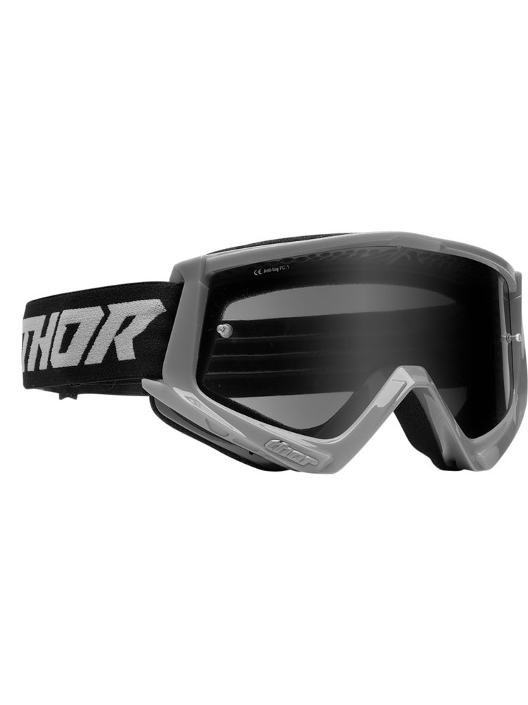 Gogle motocyklowe Thor Combat Racer Sand szaro-czarne