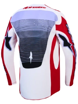 Bluza cross Alpinestars MX Techstar Maven biało-czerwono-fioletowa