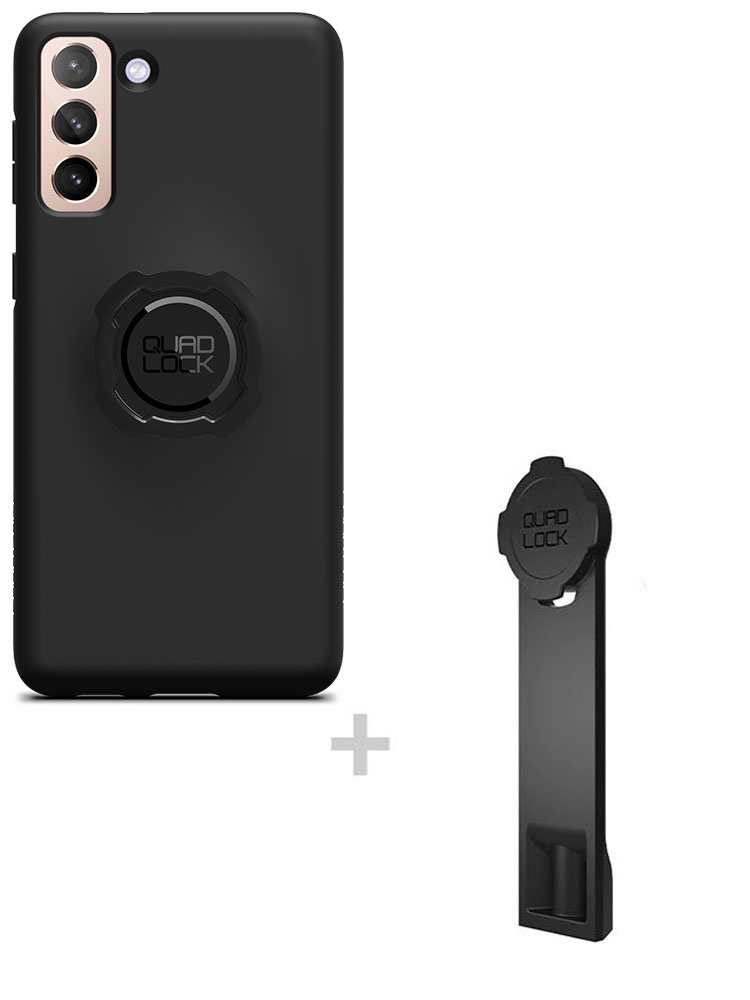 Zestaw: etui na telefon Samsung Galaxy S21+ + adapter do statywu Quad Lock