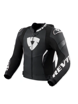 Kurtka motocyklowa skórzana REV’IT! Argon 3 Pro czarno-biała