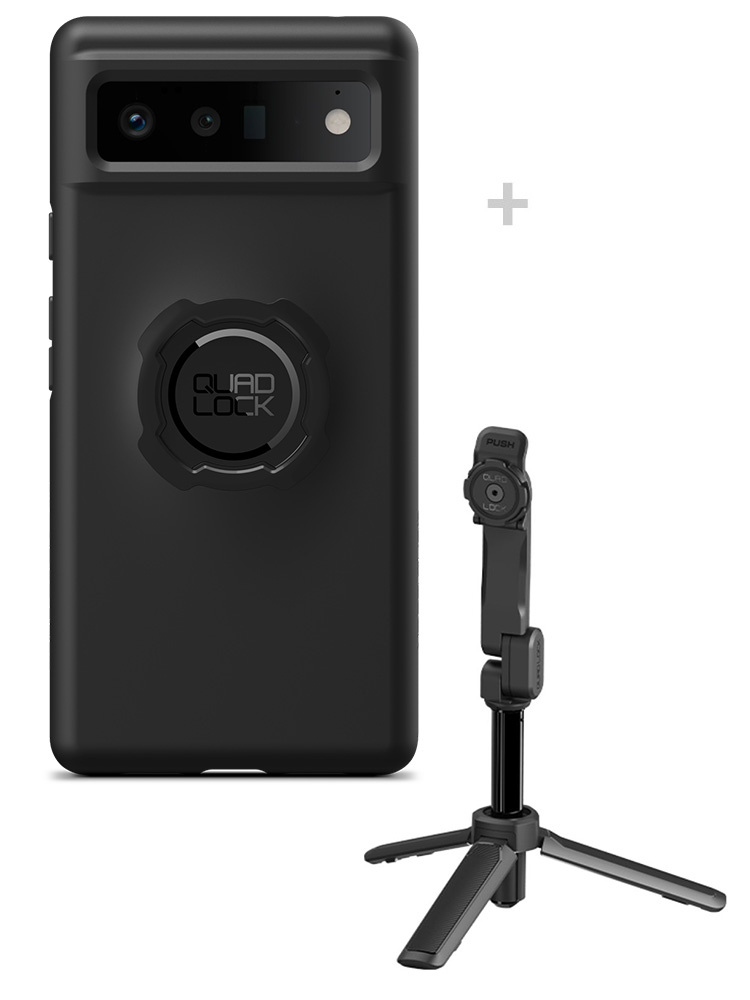 Zestaw: etui na telefon Google Pixel 6 + statyw/ selfie stick Quad Lock