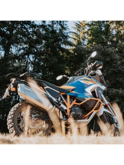 Zestaw lusterek motocyklowych RAM Tough-Mirror z długimi ramionami B, podstawami kulowymi i adapterami