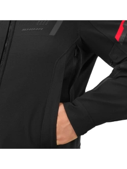 Kurtka motocyklowa tekstylna Shima Rush 3.0 czarno-czerwona