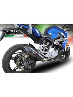 Pełny układ wydechowy G.P.R GP Evo4 Poppy [Stainless steel] - BMW G 310 R E4 [17-20]