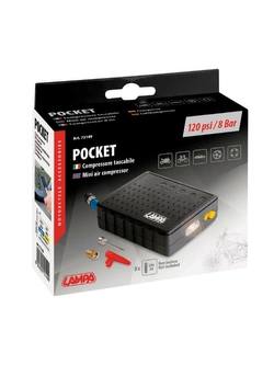 Przenośny mini kompresor Lampa z latarką LED 