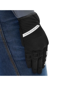 Rękawice motocyklowe damskie Shima Sonic czarno-białe