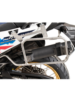 Zestaw: kufry boczne + stelaże Hepco&Becker Xplorer Cutout do Hondy CRF 1100L Africa Twin Adventure Sports (24-) czarne