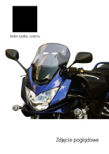 Szyba motocyklowa MRA Touring "T" Suzuki GSF Bandit 650 S (05-08)/ 1200 S (06-10)/ 1250 S (07-16) czarna