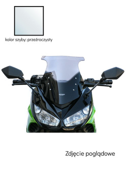 Szyba motocyklowa MRA oryginalny kształt "OM" Kawasaki Z 1000 SX (11-16) przeźroczysta
