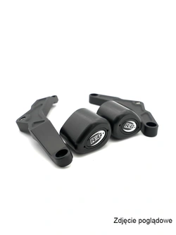 Crash pady Aero R&G Racing Triumph Daytona 660 (24-) białe