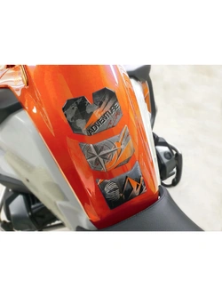 Tankpad Onedesign do KTM 1090/ 1290 ADV R/ S róża wiatrów pomarańczowa