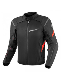 Kurtka motocyklowa tekstylna Shima Rush 2.0 czarno-czerwona