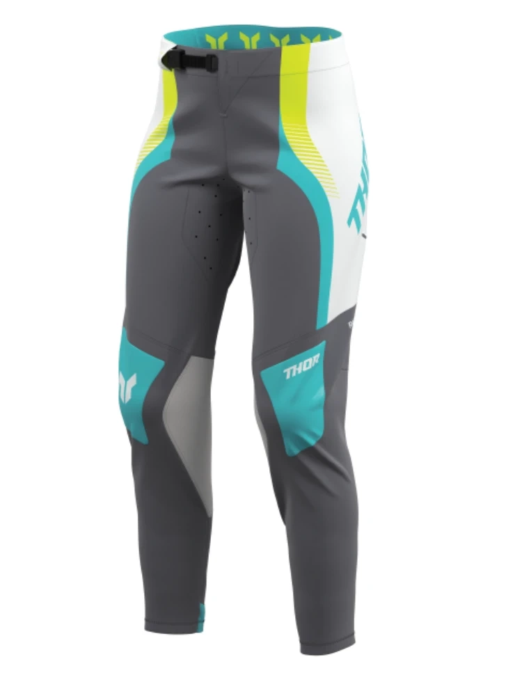 Spodnie cross damskie Thor Sportmode Velocity szaro-niebieskie