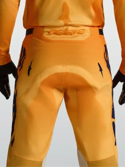 Spodnie cross Alpinestars MX Racer Amber pomarańczowo-złoto-niebieskie