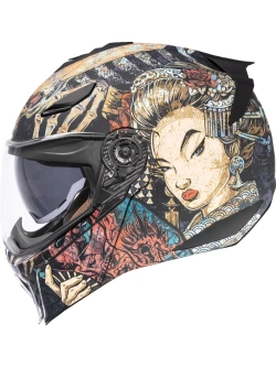 Kask modułowy Icon Threshold™ Odokuro czarno-brązowo-niebieski