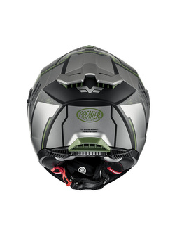 Kask integralny Premier Typhoon BA MILY BM czarno-szaro-zielony matowy
