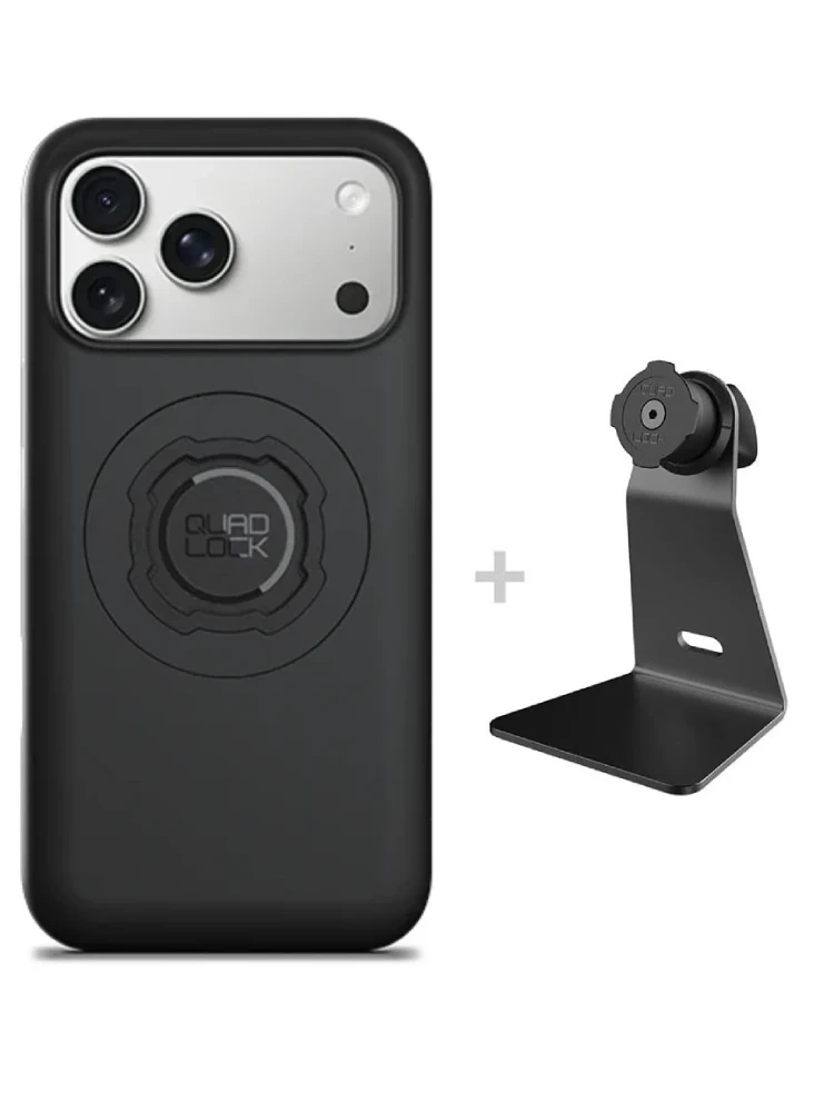 Zestaw na biurko: etui MAG na telefon iPhone 17 Pro Max (magnetyczne) oraz uchwyt Quad Lock