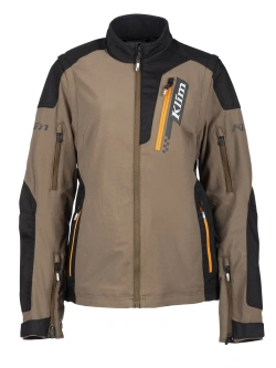 Kurtka enduro damska Klim Rebelle brązowo-czarna