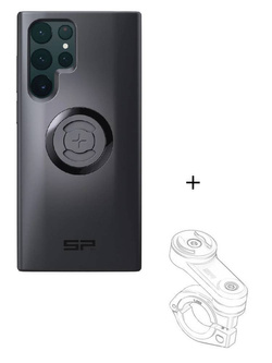 Zestaw na motocykl: etui SPC+ na telefon Samsung Galaxy S22 Ultra + mocowanie SP Connect