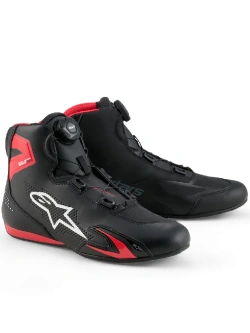Buty motocyklowe Alpinestars Celer czarno-czerwone