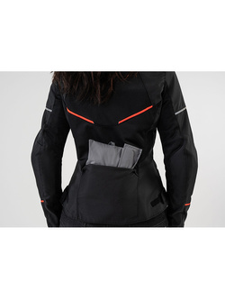 Kurtka motocyklowa damska tekstylna Shima X-Mesh 2.0 czarno-czerwona