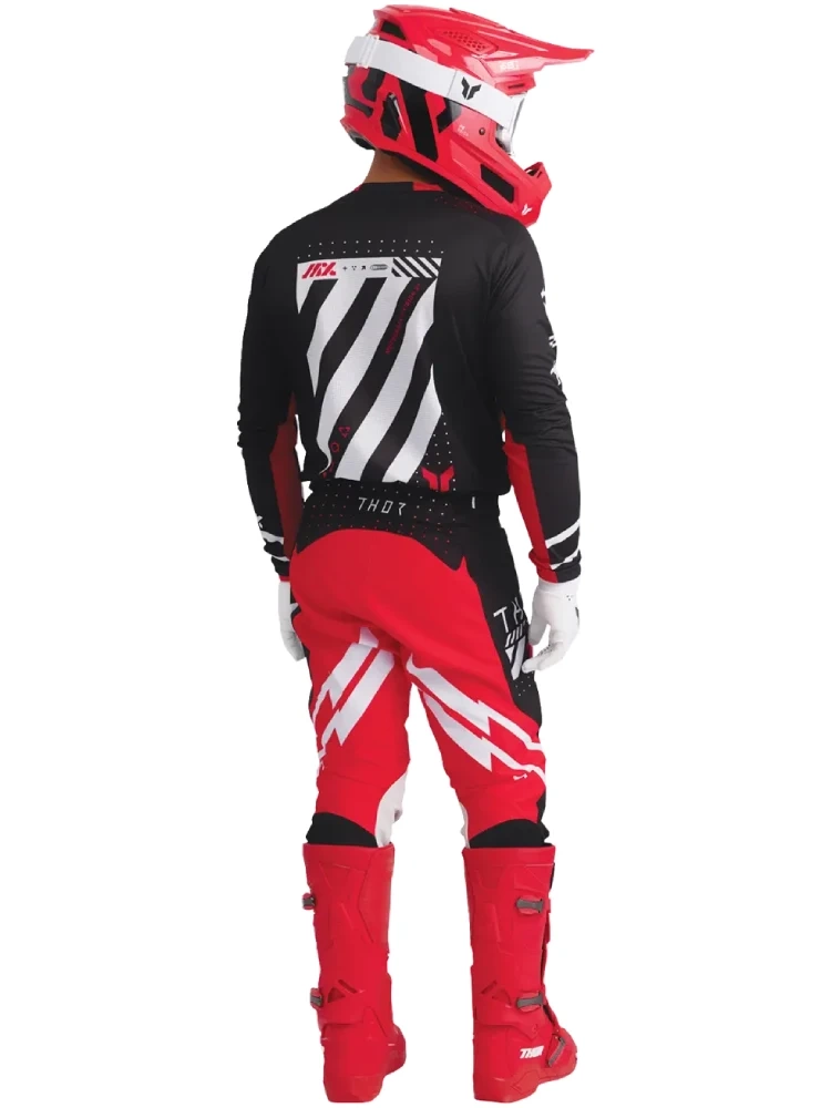 Bluza enduro Thor Launchmode Futura czarno-czerwona