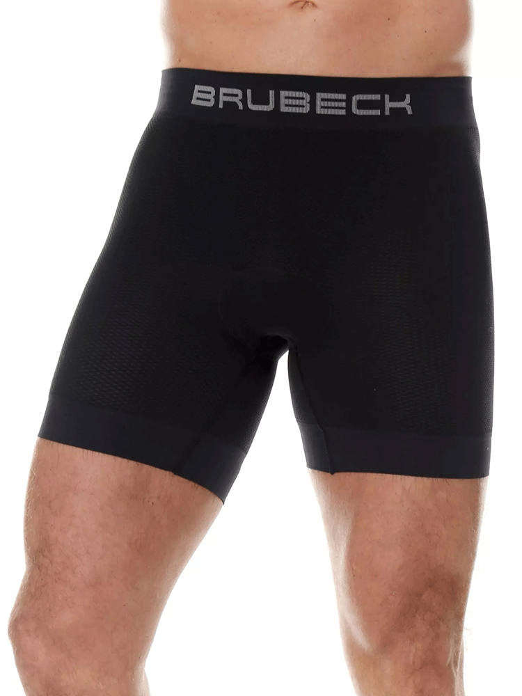 Bokserki Brubeck Bicycle z wkładką czarne