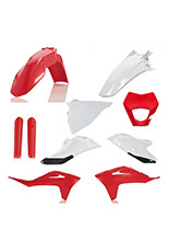 Pełny zestaw plastików Acerbis GasGas EC 250/F/300/350F (21-23) biało-czerwony