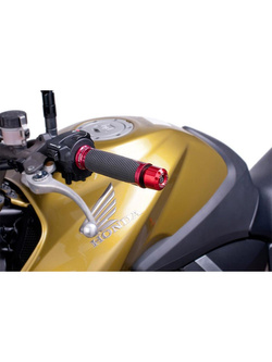 Końcówki kierownicy PUIG do Honda - krótkie (czerwone)